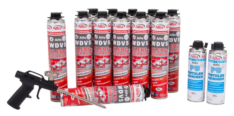 616 Alfa WDVS-Klebeschaum Set