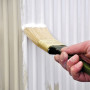 PROFI Lackierpinsel mit grün gebeitzem Holzstiel und 70-80% Tops