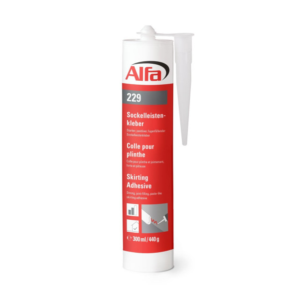 229 Alfa Sockelleistenkleber
